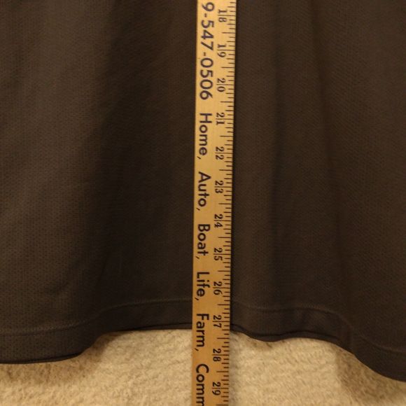 Brooks tshirt mens L Large gray runing shoes long sleeve polyester crew neck - Picture 8 of 9